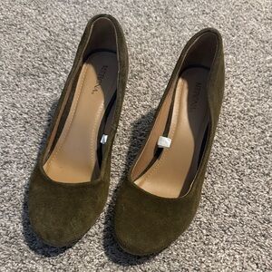 Merona Olive Wedge Shoes for Women